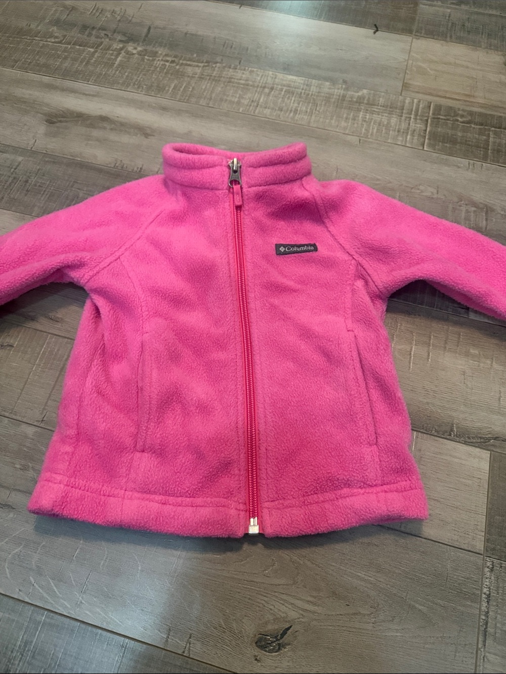 Columbia Kids Hot Pink Fleece Zip Jacket